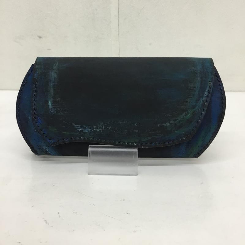 ユーズドクロージング used clothes 財布 長財布 king of leather ロングウォレット01681 The Peafowl Wallet 総柄 青 / ブルー / X マルチカラー / マルチカラー /  メンズ USED 古着 中古 10124447