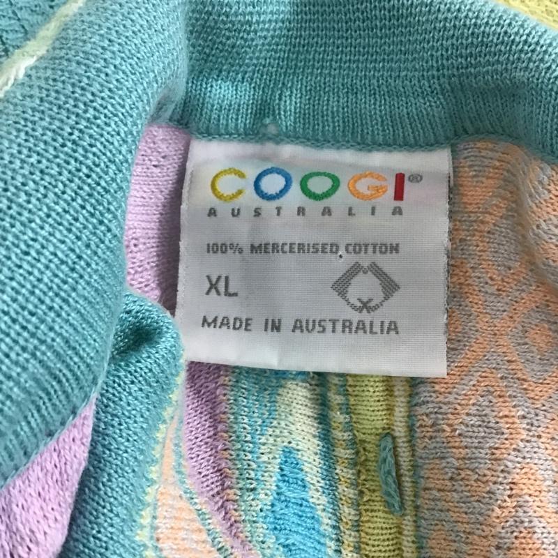 クージ COOGI ポロシャツ 半袖 XL  マルチカラー / マルチカラー /  メンズ USED 古着 中古 10106213