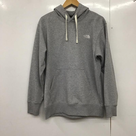 ザノースフェイス THE NORTH FACE パーカー 長袖 nt62002a パーカー プルオーバーパーカー L ロゴ、文字 灰 / グレー /  メンズ USED 古着 中古 10144224