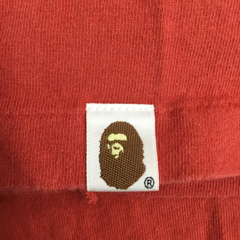 アベイシングエイプ A BATHING APE Tシャツ 半袖 XL プリント 赤 / レッド / X 黄 / イエロー /  メンズ USED 古着 中古 10128857
