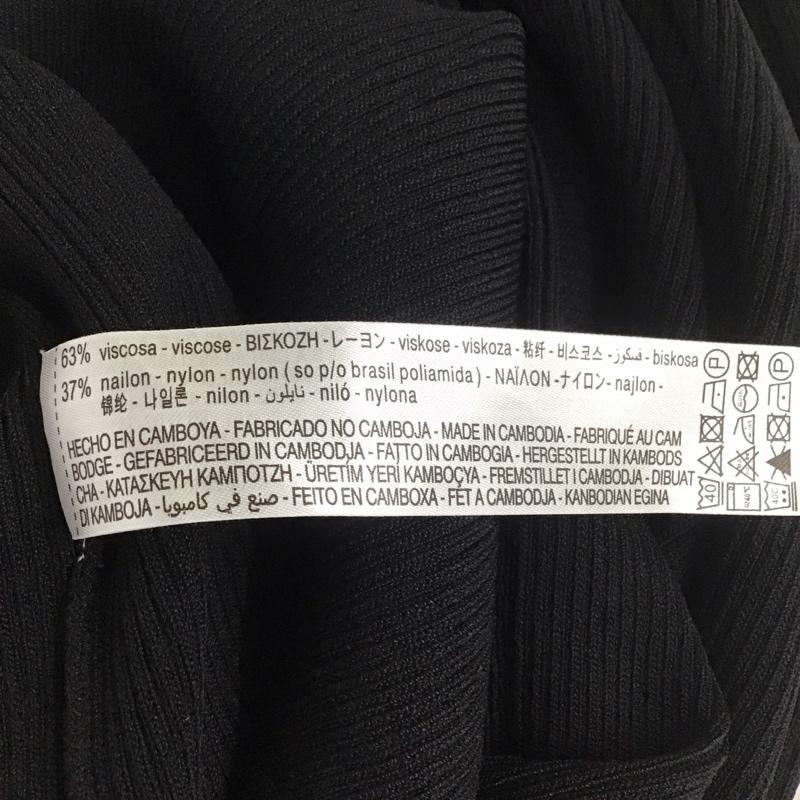 ザラ ZARA ワンピース ロングスカート S 無地 黒 / ブラック /  レディース USED 古着 中古 10110505