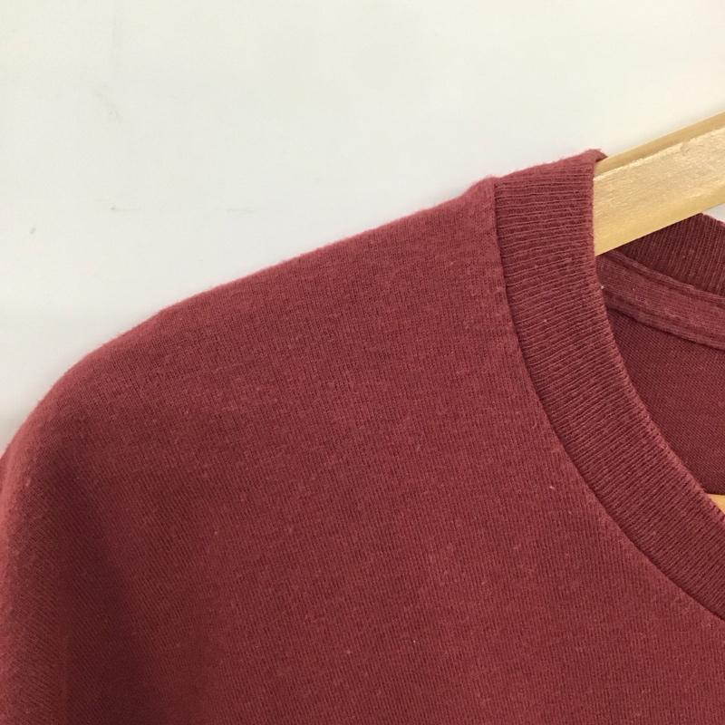 ステューシー STUSSY Tシャツ 半袖 L ロゴ、文字 X プリント えんじ / ワインレッド /  メンズ USED 古着 中古 10133104