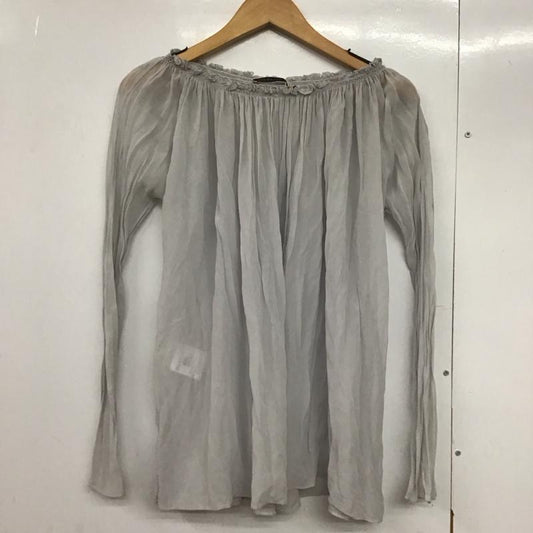 シーバイクロエ SEE BY CHLOE カットソー 長袖 38 無地 灰 / グレー /  レディース USED 古着 中古 10144028