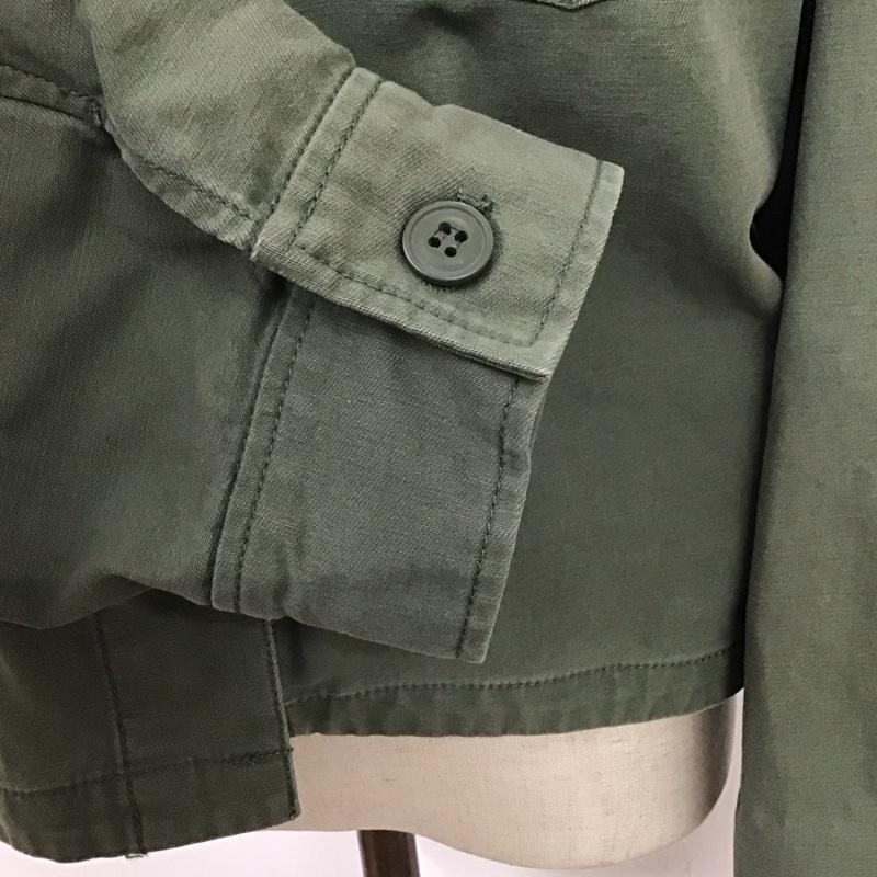 マウジー MOUSSY シャツ、ブラウス 長袖 010BSA30-3020 ワイドスリーブミリタリーシャツ ミリタリージャケット FREE 無地 カーキ / カーキ /  レディース USED 古着 中古 10121660