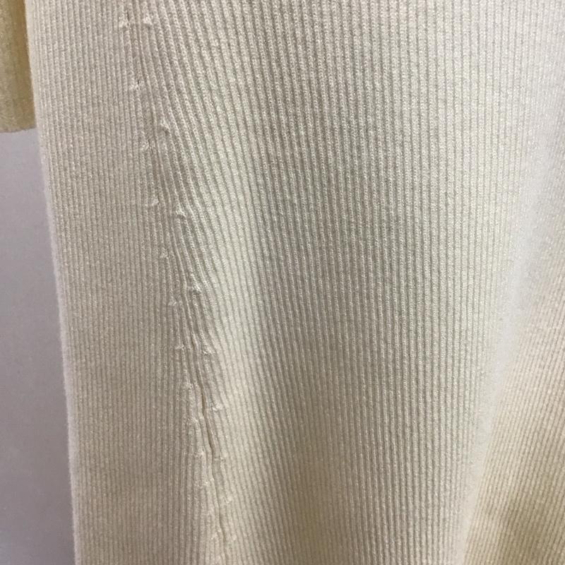 ザラ ZARA ワンピース ロングスカート 3519 003 733 タートルネック リブ L 無地 オフホワイト / オフホワイト /  レディース USED 古着 中古 10109410