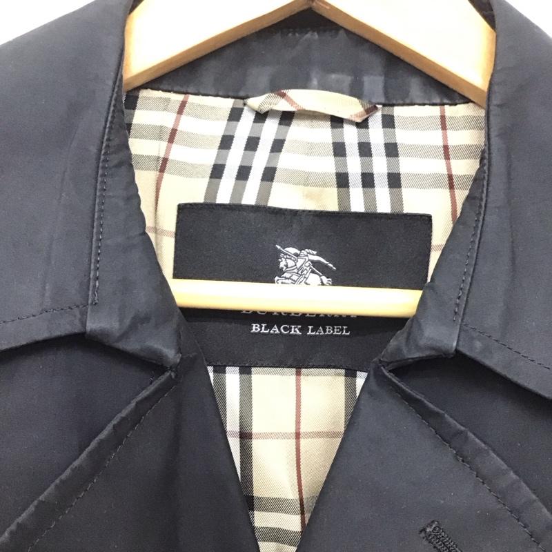 バーバリーブラックレーベル BURBERRY BLACK LABEL ジャケット、上着 ジャケット、ブレザー 長袖ジャケット アウター 前ボタン カラージャケット M 無地 黒 / ブラック /  メンズ USED 古着 中古 10142967