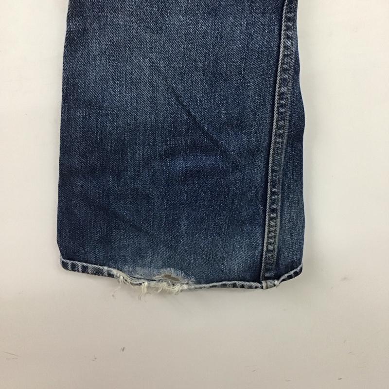 リーバイス Levi s パンツ デニム、ジーンズ デニムパンツ フレアパンツ カジュアルパンツ 32インチ 無地 インディゴ / インディゴ /  メンズ USED 古着 中古 10144165