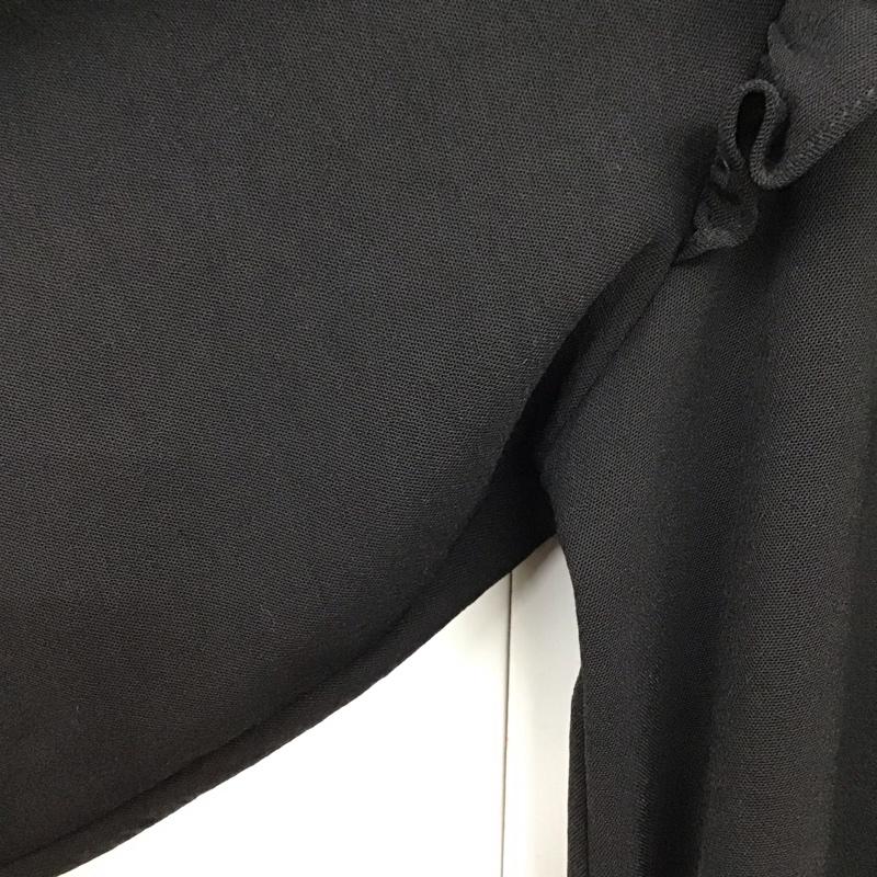 ザラ ZARA ワンピース ミニスカート 0387/169/800 M 無地 黒 / ブラック /  レディース USED 古着 中古 10131088