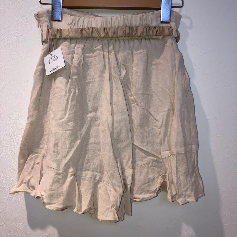 ナイスクラップ NICE CLAUP パンツ キュロット FREE 無地 ベージュ / ベージュ / X 金 / ゴールド /  レディース USED 古着 中古 10031435
