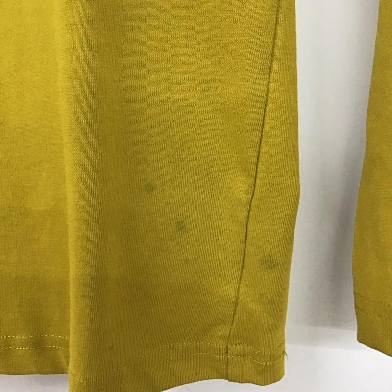 ザノースフェイス THE NORTH FACE Tシャツ 長袖 NTJ82223 ロングスリーブフィールドグラフィックロゴティー 140cm ロゴ、文字 X プリント マスタード / マスタード /  ボーイズ USED 古着 中古 10131143
