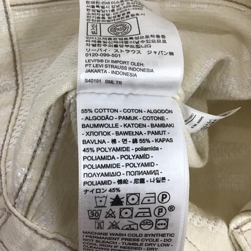 リーバイストラウスアンドコー Levi Strauss & co. ジャケット、上着 ジャケット、ブレザー カジュアルジャケット カラージャケット ポケットジャケット アウター S 総柄 白 / ホワイト /  メンズ USED 古着 中古 10123835