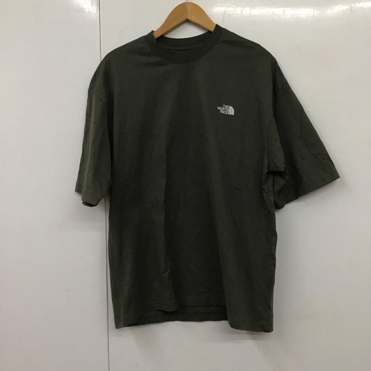 ザノースフェイス THE NORTH FACE Tシャツ 半袖 nt32436 ショートスリーブヨセミテシーナリーティーTシャツ プリントTシャツ XL ロゴ、文字 カーキ / カーキ /  メンズ USED 古着 中古 10130304