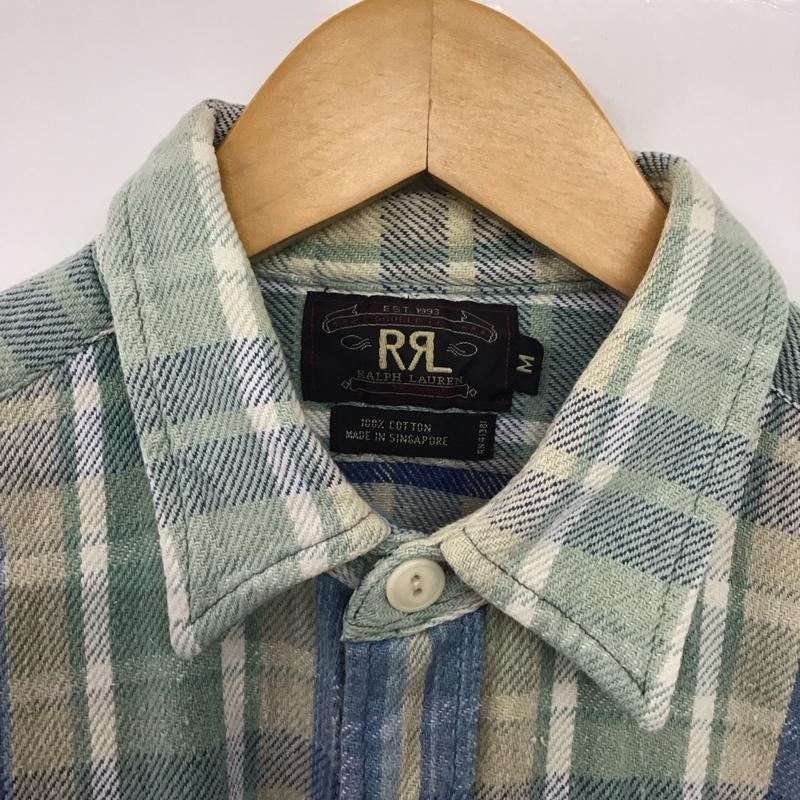 ダブルアールエル ラルフローレン RRL RALPH LAUREN シャツ、ブラウス 長袖 長袖シャツ チェックシャツ カラーシャツ 90s M チェック マルチカラー / マルチカラー /  メンズ USED 古着 中古 10140783
