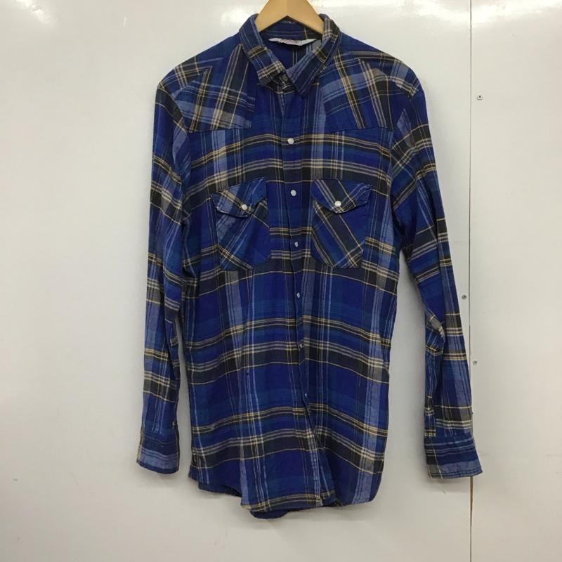 ファイブブラザー FIVE BROTHER シャツ、ブラウス 長袖 長袖シャツ チェックシャツ カラーシャツ L チェック マルチカラー / マルチカラー /  メンズ USED 古着 中古 10146102