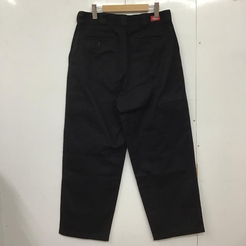 ディッキーズ Dickies パンツ ワークパンツ、ペインターパンツ ワークパンツ ワイドパンツ カジュアルパンツ M 無地 黒 / ブラック /  メンズ USED 古着 中古 10151014