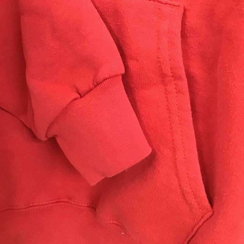 チャンピオン Campion パーカー 長袖 長袖パーカー プルオーバーパーカー スウェット M 無地 赤 / レッド /  メンズ USED 古着 中古 10149126