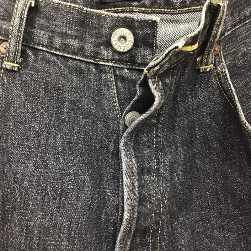 テンダーロイン TENDERLOIN パンツ デニム、ジーンズ デニムパンツ ストレートパンツ ワイドパンツ カジュアルパンツ ジーンズ 36 無地 黒 / ブラック /  メンズ USED 古着 中古 10115127