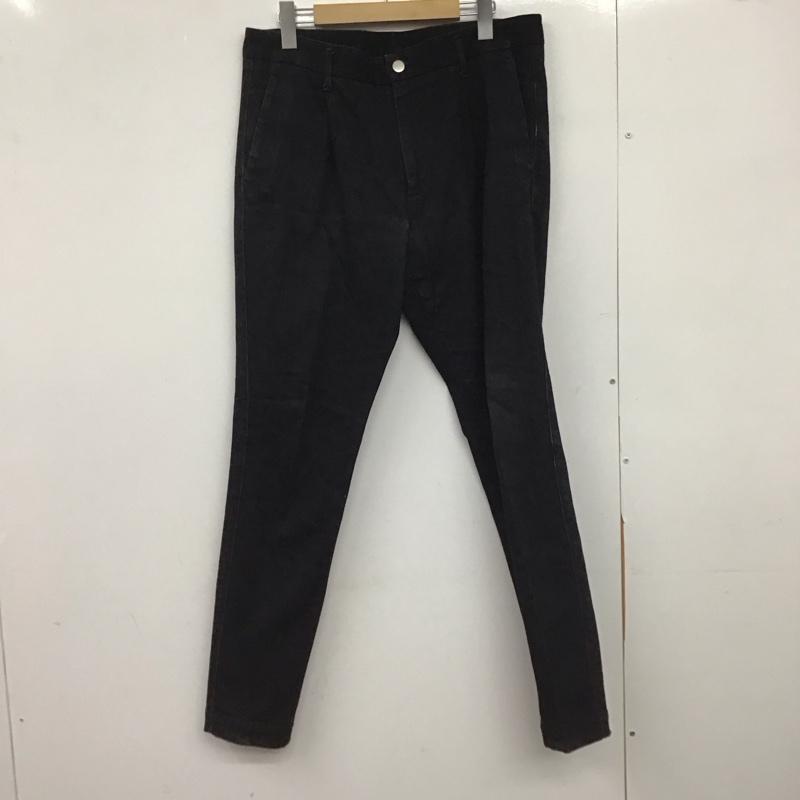 古着 USED パンツ デニム、ジーンズ デニムパンツ スリムパンツ thereisareasonforallofthedesign ストレッチパンツ 無地 ダークグレー / ダークグレー /  メンズ USED 古着 中古 10147544