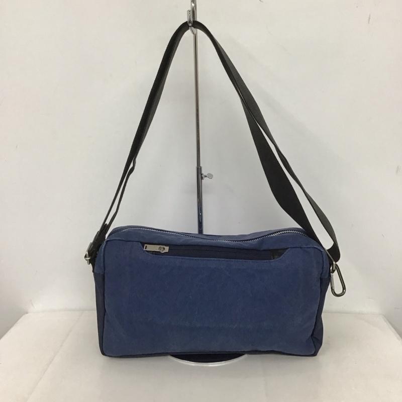 ポーター PORTER ショルダーバッグ ショルダーバッグ BRIDGE ロゴ、文字 青 / ブルー / X 黒 / ブラック /  メンズ USED 古着 中古 10146263