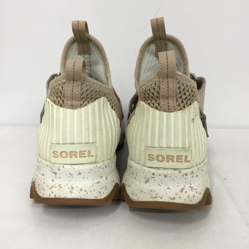 ソレル SOREL スニーカー スニーカー NL3231-257 キネティックスニークスニーカー 23cm 23.0cm ロゴ、文字 ベージュ / ベージュ /  レディース USED 古着 中古 10145151