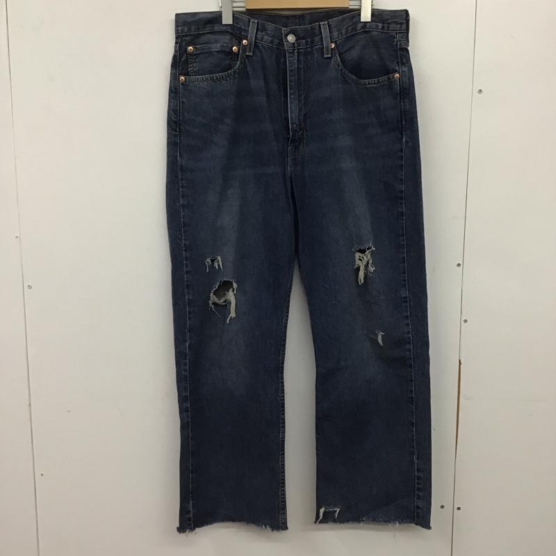 リーバイス Levi s パンツ デニム、ジーンズ W34L32 34インチ 無地 インディゴ / インディゴ /  メンズ USED 古着 中古 10144871