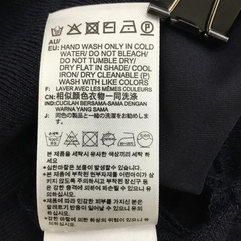 アディダス adidas パーカー 長袖 BR4512 S ロゴ、文字 紺 / ネイビー /  レディース USED 古着 中古 10144393