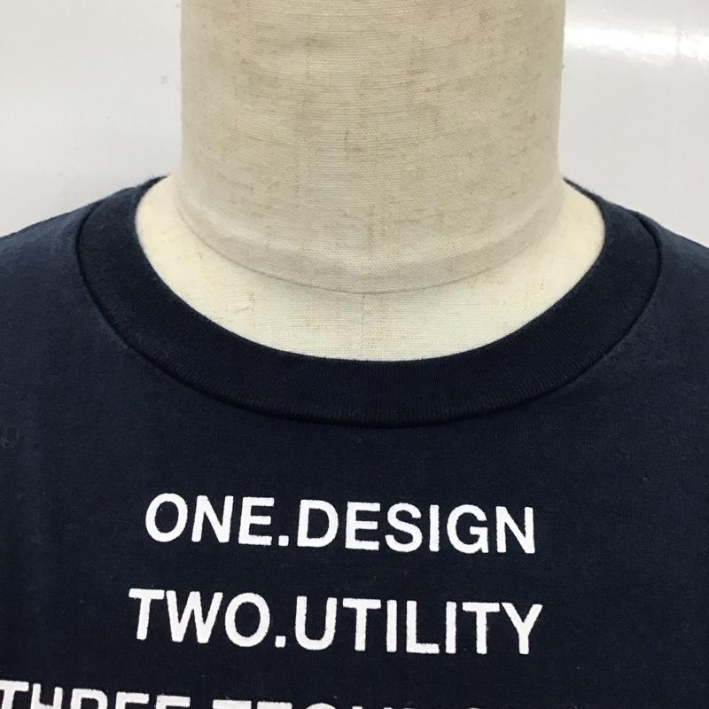 ホワイトマウンテニアリング WHITE MOUNTAINEERING Tシャツ 半袖 wm2171534 BIGWLOGOPRINTEDTSHIRT 半袖カットソー プリントTシャツ 0 ロゴ、文字 紺 / ネイビー /  メンズ USED 古着 中古 10115285