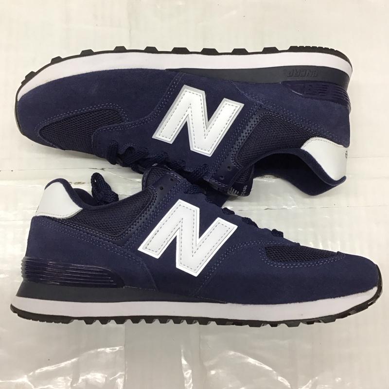 ニューバランス New Balance スニーカー スニーカー ML574EN2 タグ付き 27.5cm 27.5cm ロゴ、文字 紺 / ネイビー / X 白 / ホワイト /  メンズ USED 古着 中古 10121609