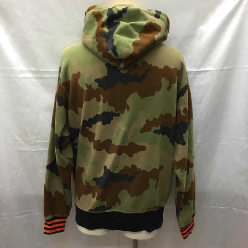 アディダスオリジナルス adidas originals パーカー 長袖 ab8368 カモオーバーサイズAOP 長袖パーカー スウェット L カモフラージュ柄・迷彩 マルチカラー / マルチカラー /  メンズ USED 古着 中古 10109347