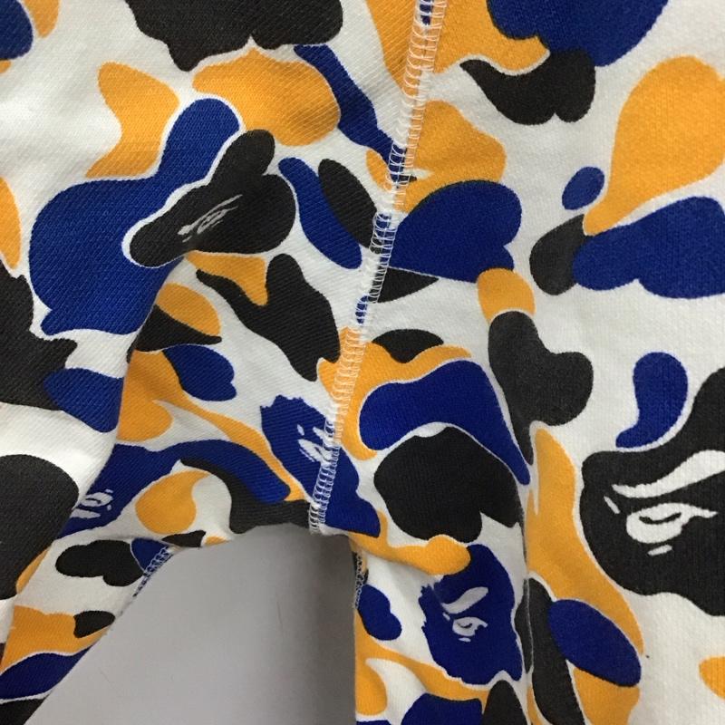アベイシングエイプ A BATHING APE パーカー 長袖 ジップアップ CAMO XL 総柄 白 / ホワイト / X 青 / ブルー / X 橙 / オレンジ / X 黒 / ブラック /  メンズ USED 古着 中古 10107417