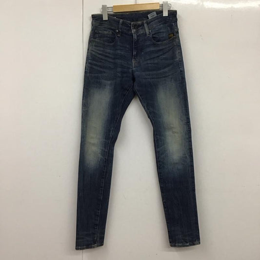 ジースターロゥ G-STAR RAW パンツ デニム、ジーンズ デニムパンツ スリムパンツ カジュアルパンツ ストレッチパンツ 29インチ 無地 インディゴ / インディゴ /  メンズ USED 古着 中古 10132389