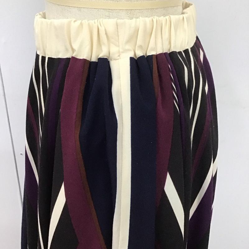 ジーナシス JEANASIS スカート ロングスカート js050274mt ロングスカート フレアスカート FREE 総柄 マルチカラー / マルチカラー /  レディース USED 古着 中古 10113803