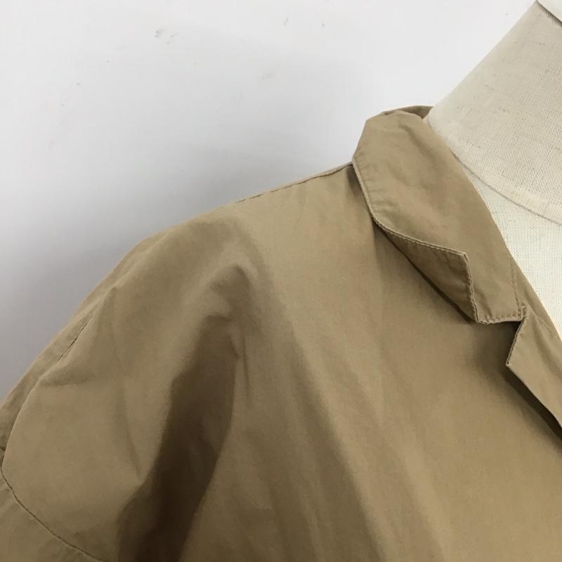 アーバンリサーチ URBAN RESEARCH シャツ、ブラウス 半袖 WH94-23N005 サファリシャツ FREE 無地 ベージュ / ベージュ /  レディース USED 古着 中古 10108574