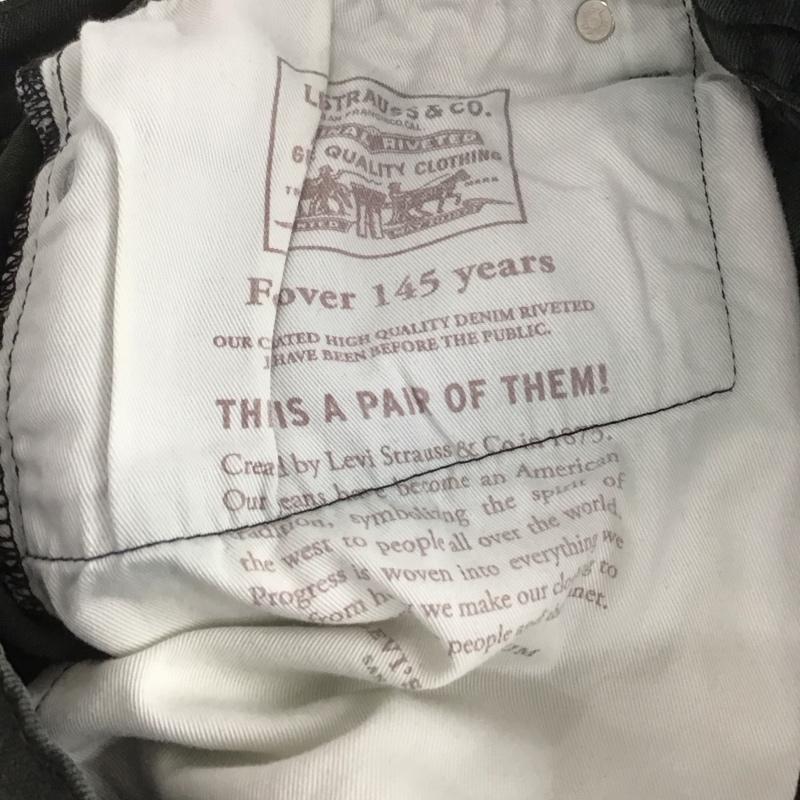 リーバイストラウスアンドコー Levi Strauss & co. パンツ デニム、ジーンズ デニムパンツ スリムパンツ カジュアルパンツ ストレッチパンツ 32インチ 無地 ダークグレー / ダークグレー /  メンズ USED 古着 中古 10148343