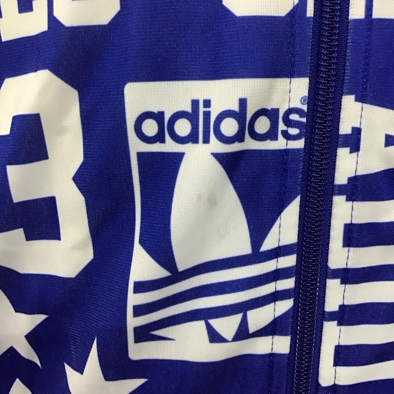 アディダスオリジナルス adidas originals ジャケット、上着 ジャケット、ブレザー ac0474 スーパースタートラックトップジャージ ジップアップジャケット ロゴ、文字 青 / ブルー /  メンズ USED 古着 中古 10124662