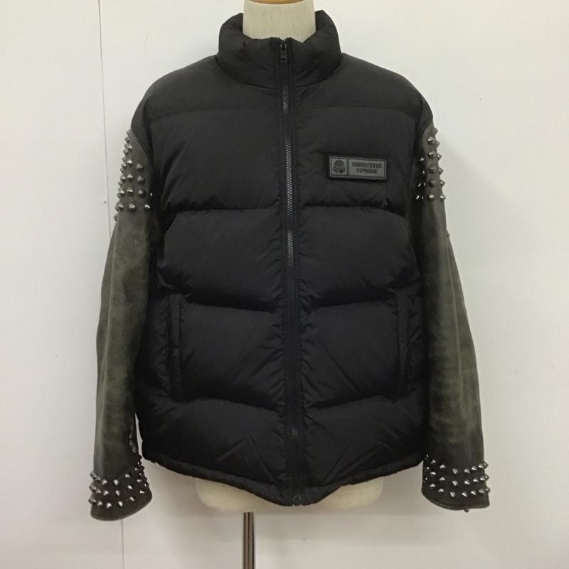 シュプリーム Supreme ジャケット、上着 ダウンジャケット UNDER COVER 23SS Puffer Jacket スタッズ 袖レザー L ロゴ、文字 黒 / ブラック /  メンズ USED 古着 中古 10107061