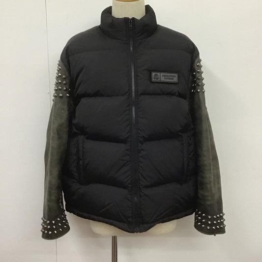 シュプリーム Supreme ジャケット、上着 ダウンジャケット UNDER COVER 23SS Puffer Jacket スタッズ 袖レザー L ロゴ、文字 黒 / ブラック /  メンズ USED 古着 中古 10107061