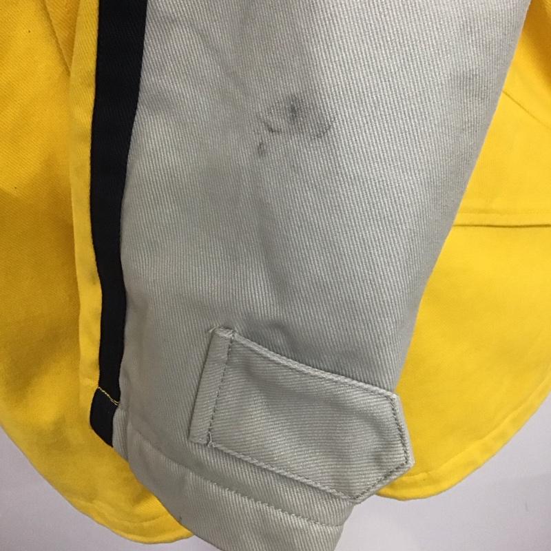 シュプリーム Supreme ジャケット、上着 ジャンパー、ブルゾン Brushed Twill Zip Jacket L ロゴ、文字 黄 / イエロー /  メンズ USED 古着 中古 10106384