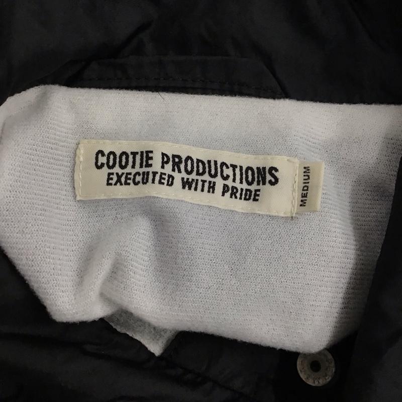 クーティープロダクションズ COOTIE PRODUCTIONS ジャケット、上着 ジャケット、ブレザー コーチジャケット ナイロンジャケット M ロゴ、文字 黒 / ブラック /  メンズ USED 古着 中古 10121298