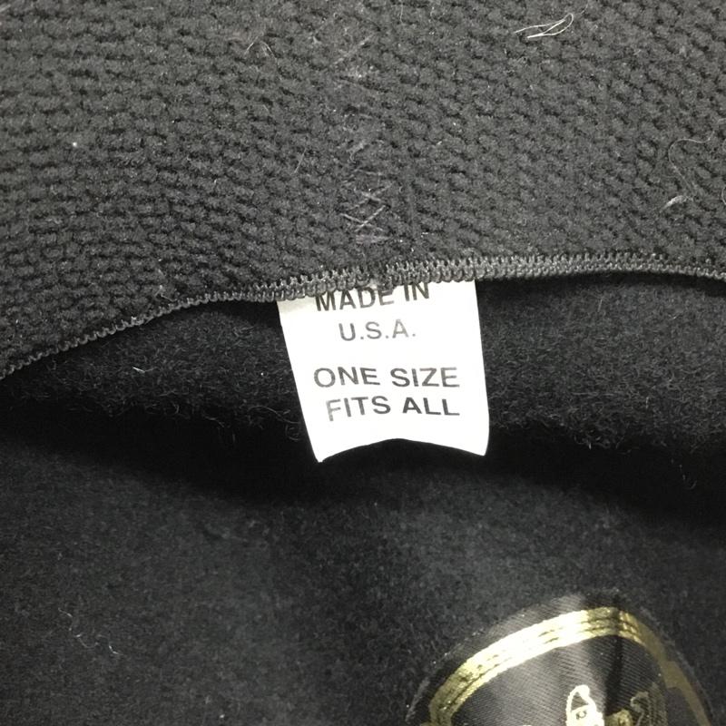 ステットソン STETSON 帽子 ハット 中折れ帽 フェルトハット USA製 無地 黒 / ブラック /  メンズ USED 古着 中古 10119107