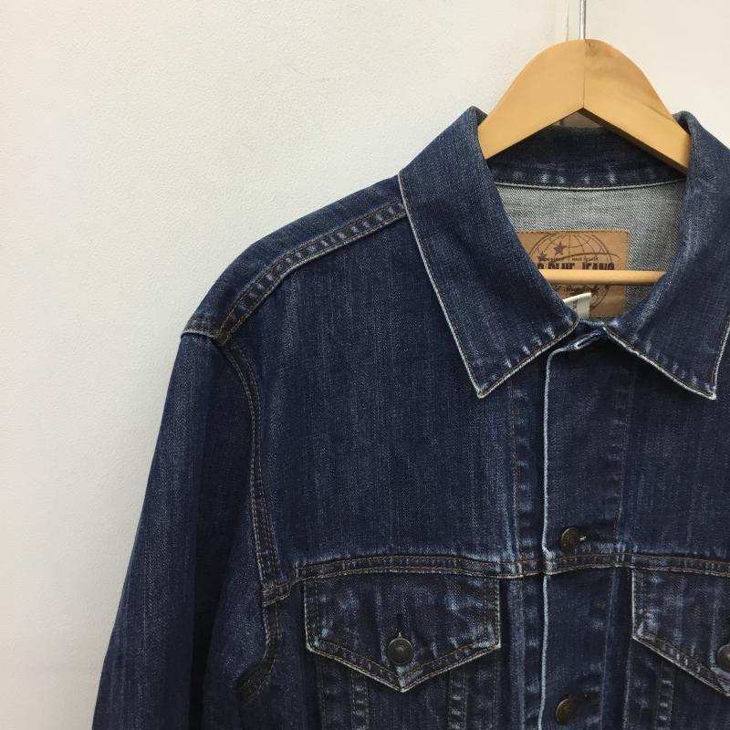 ギャップ GAP ジャケット、上着 ジャケット、ブレザー GAP BLUE JEANS デニムジャケット L 無地 インディゴ / インディゴ /  メンズ USED 古着 中古 10136061