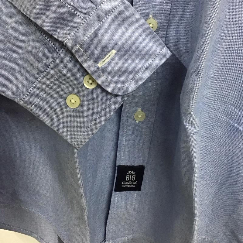 ギャップ GAP シャツ、ブラウス 長袖 長袖シャツ 無地シャツ カラーシャツ ボタンダウンシャツ 90s S 無地 水色 / ライトブルー /  メンズ USED 古着 中古 10129492