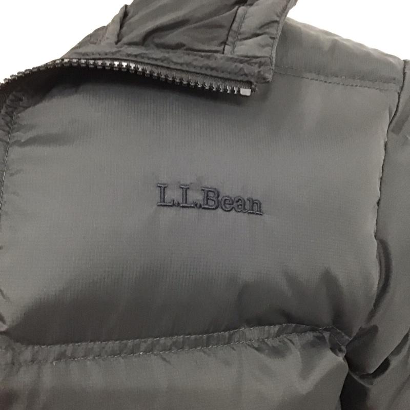 エルエルビーン L.L.Bean ジャケット、上着 ジャンパー、ブルゾン ジップアップジャケット ジャンパー ダウンジャケット カジュアルジャケット アウター XS ロゴ、文字 黒 / ブラック /  メンズ USED 古着 中古 10123569
