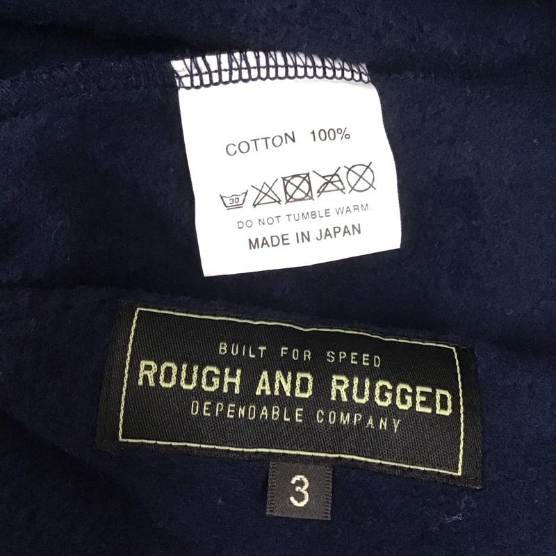 ラフアンドラゲッド ROUGH and RUGGED ボトムス ボトムス スウェットパンツ ワイドパンツ カジュアルパンツ ジャージ 3 無地 紺 / ネイビー /  メンズ USED 古着 中古 10111810