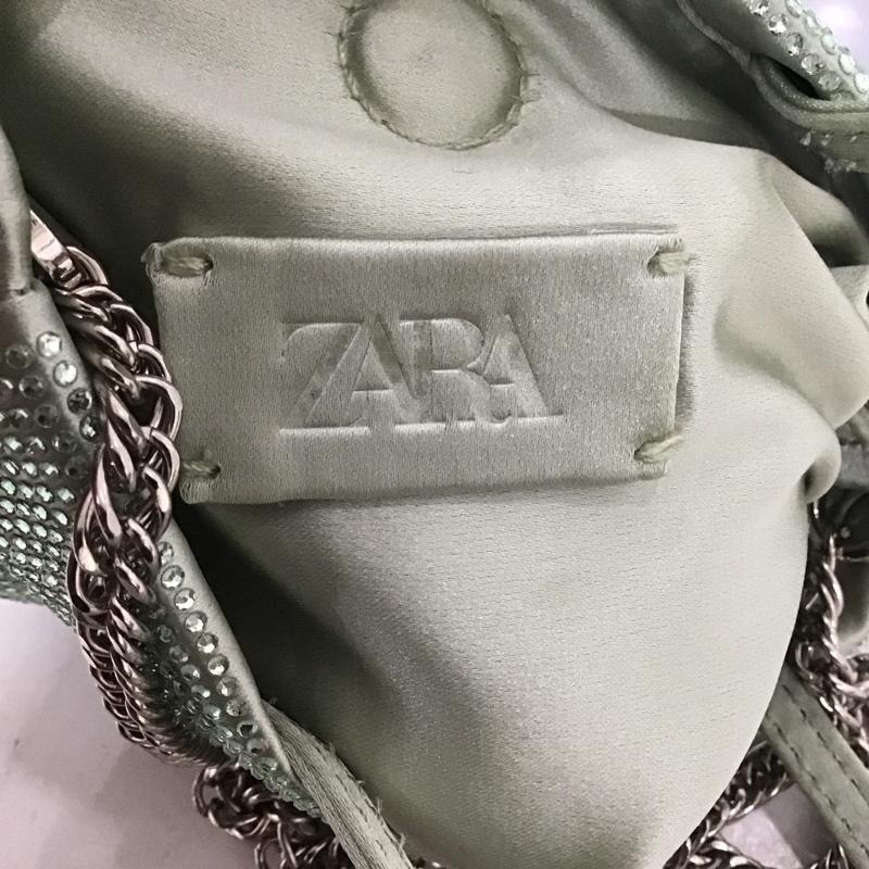 ザラ ZARA ショルダーバッグ ショルダーバッグ 6349 110 500 ハンドバッグ 2WAY 無地 薄緑 / ライトグリーン /  レディース USED 古着 中古 10135272