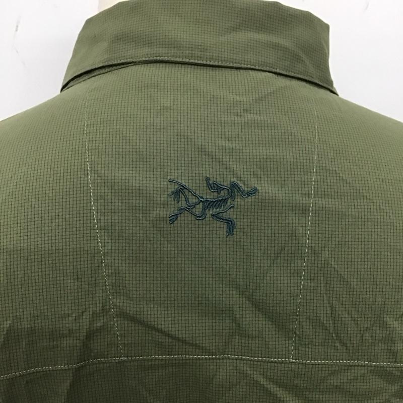 アークテリクス ARC TERYX シャツ、ブラウス 長袖 長袖シャツ チェックシャツ カラーシャツ L 無地 カーキ / カーキ /  メンズ USED 古着 中古 10126431