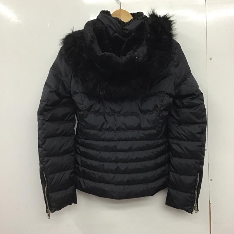 ザラ ZARA ジャケット、上着 ジャケット、ブレザー 8073 723 401 ダウンジャケット フェザー 中綿 M 無地 黒 / ブラック /  レディース USED 古着 中古 10146592