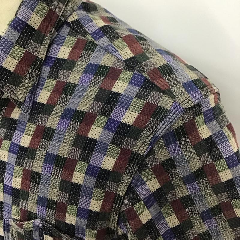 シュガーケーン SUGAR CANE シャツ、ブラウス 半袖 M チェック マルチカラー / マルチカラー /  メンズ USED 古着 中古 10113088