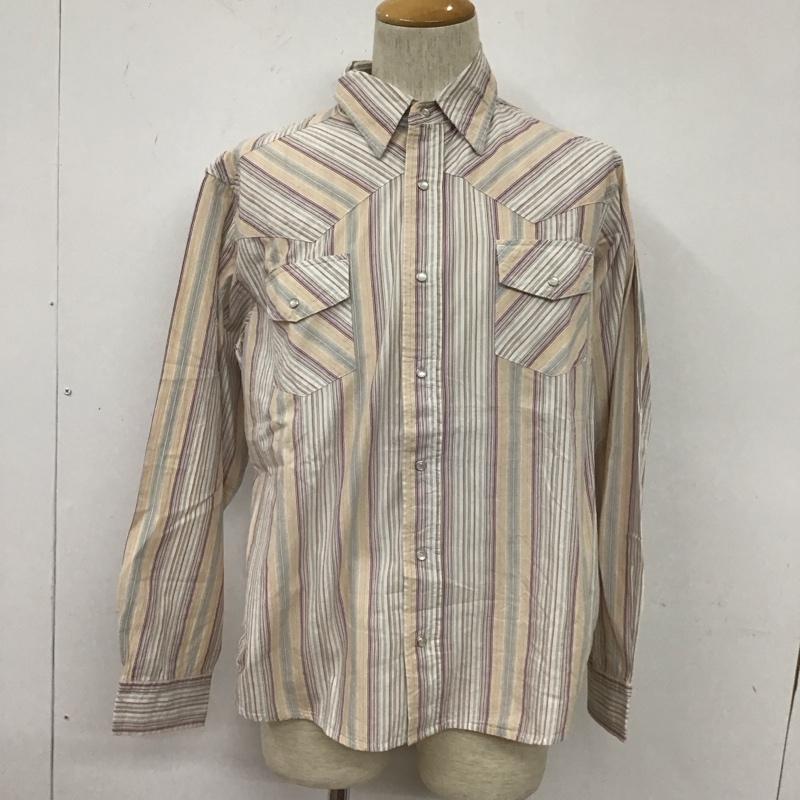 ウールリッチ WOOLRICH シャツ、ブラウス 長袖 2W8-1103 ウエスタンシャツ XL ストライプ マルチカラー / マルチカラー /  メンズ USED 古着 中古 10107050