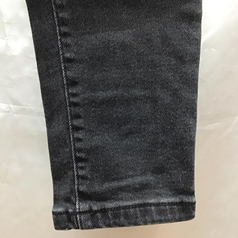 ザラ ZARA パンツ デニム、ジーンズ デニムパンツ スリムパンツ ストレッチパンツ ジーンズ 36インチ 無地 黒 / ブラック /  レディース USED 古着 中古 10118560